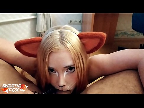 ❤️ Kitsune proguta kurac i spermu u usta Porno u pornografiji hr.ru-pp.ru ❌❤